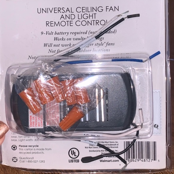 Universal Ceiling Fan & Light Remote Control - Picture 2 of 5